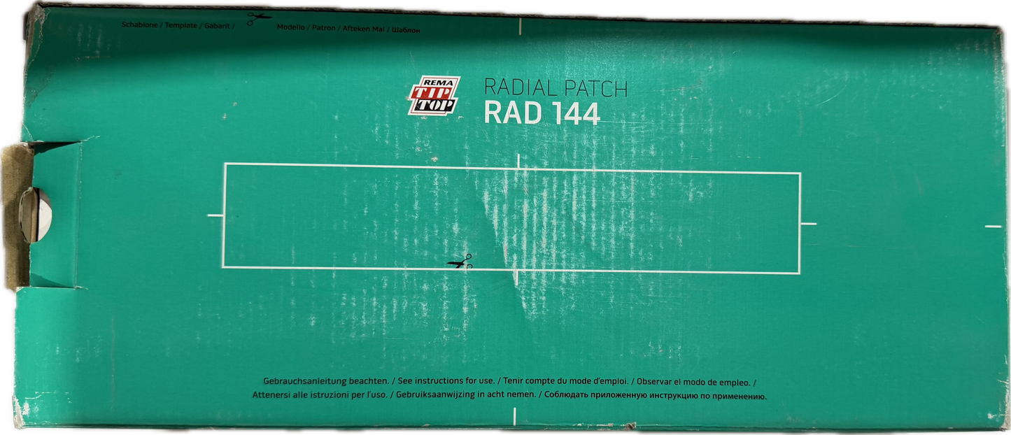 REMA 4PLY RADIAL PATCH  13'' X 5'' EA, RAD-144