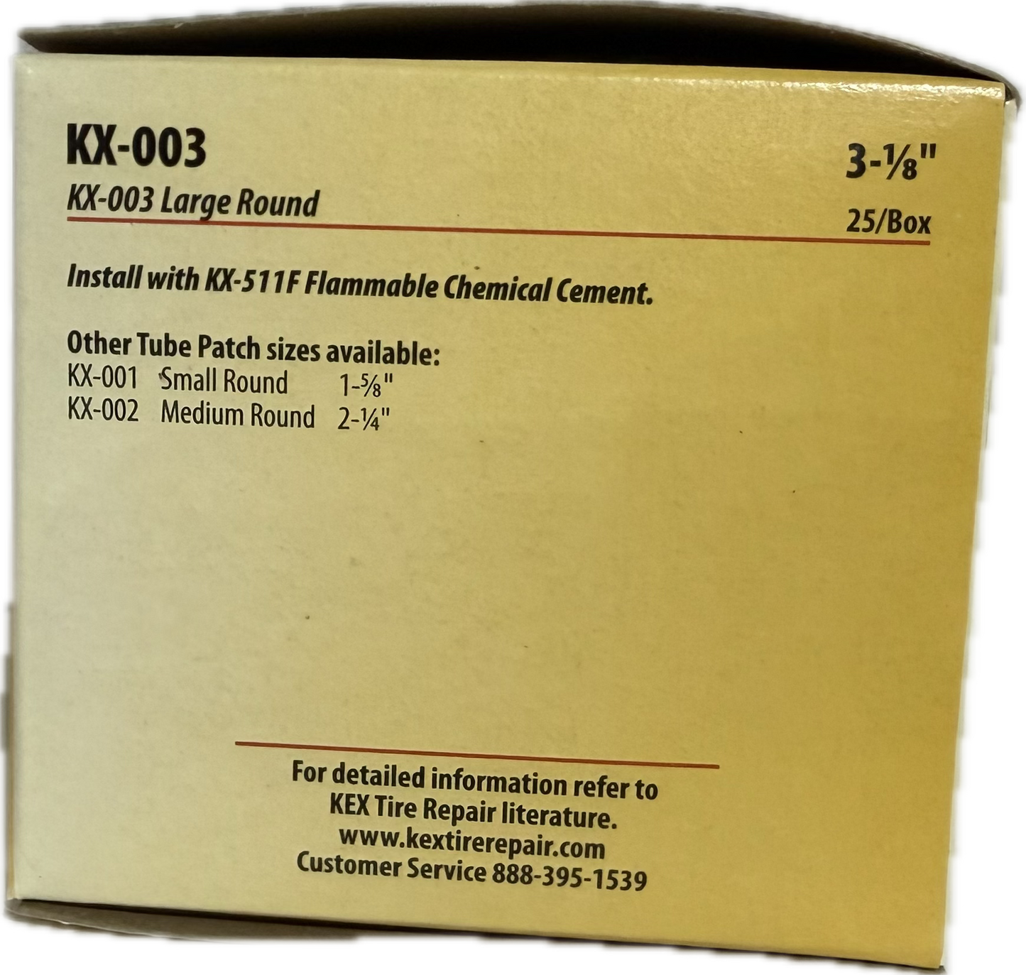 Kex Tube Patch 3 1/8", KX-003