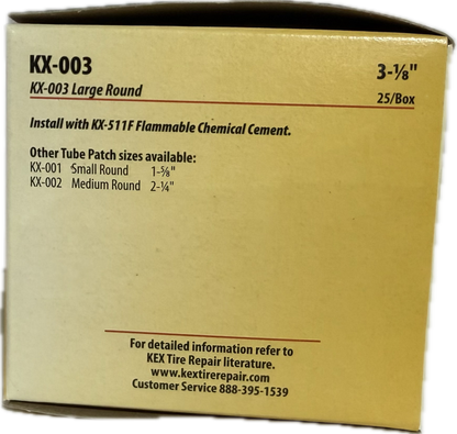 Kex Tube Patch 3 1/8", KX-003