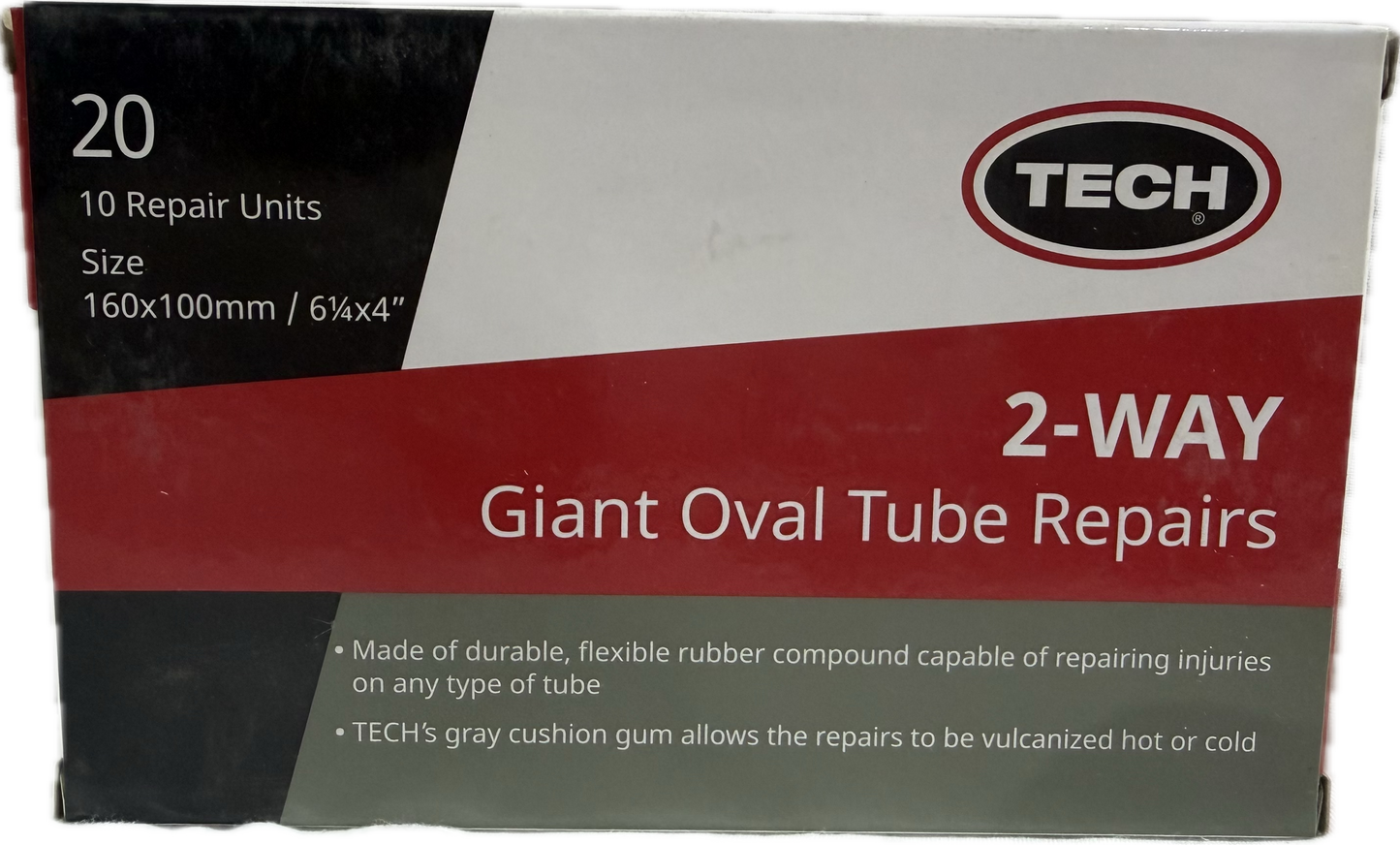 TECH GIANT OVAL TUBE-REPAIR 6-1/4X4, 20