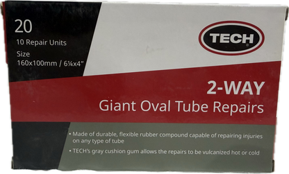 TECH GIANT OVAL TUBE-REPAIR 6-1/4X4, 20