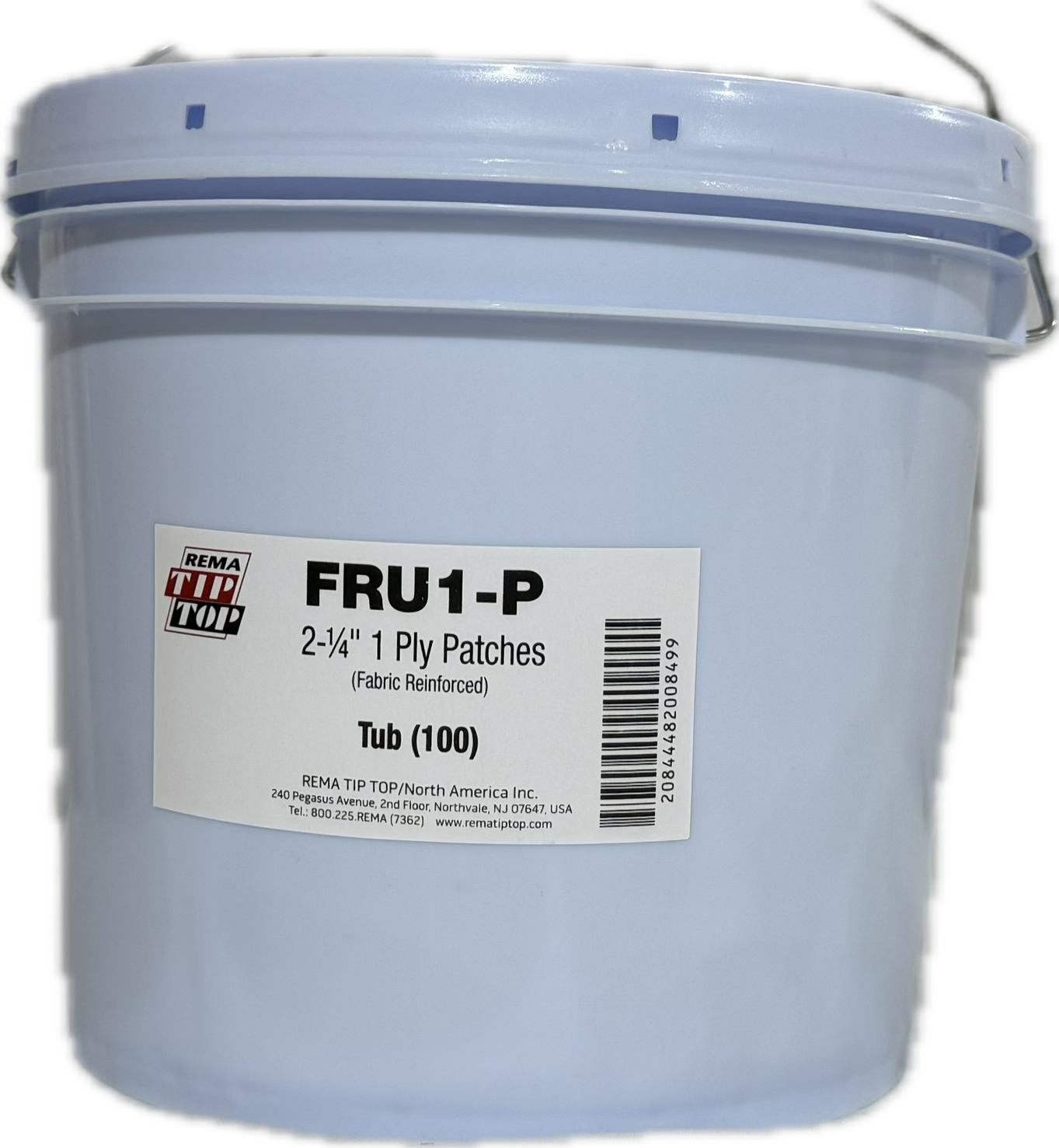 REMA 2-1/2'' 1 PLY PATCHES PAIL(100), FRU1-P