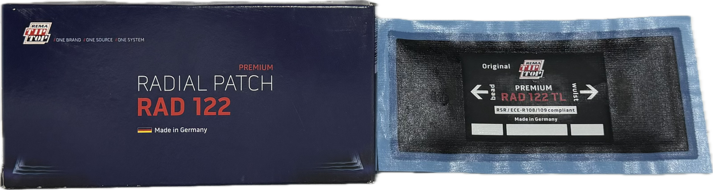 REMA 2 PLY RADIAL PATCH 6-7/8''X3'' EA, RAD-122