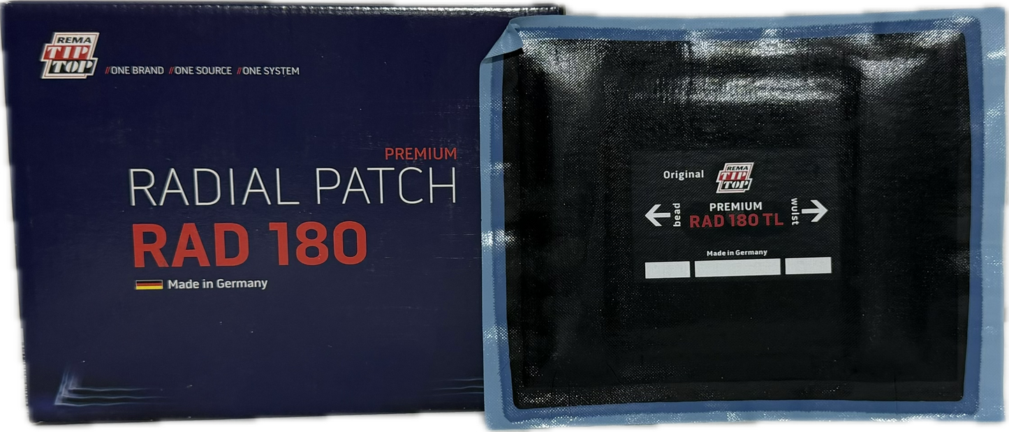 REMA 2 PLY RADIAL PATCH 7-3/4'' X 6'' EA, RAD-180