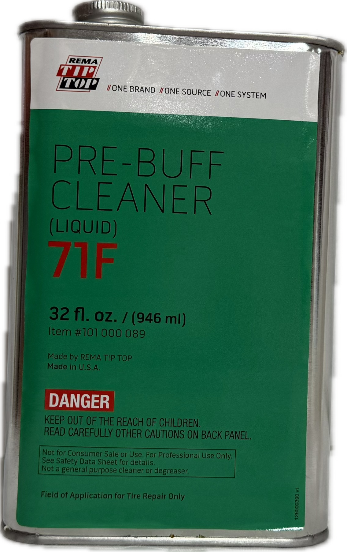 REMA 71F PRE-BUFF CLEANER, FLAMABLE, 71F