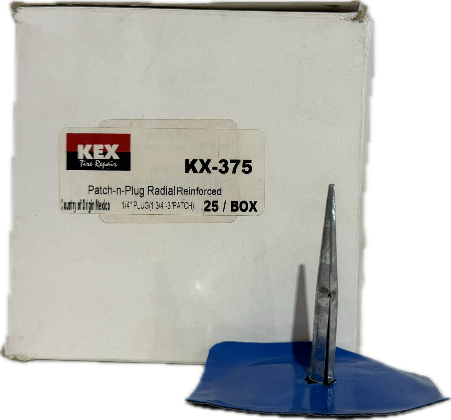 KEX 1/4" PATCH PLUG, KX-375