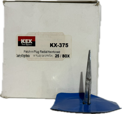 KEX 1/4" PATCH PLUG, KX-375