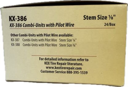 KEX COMBO UNIT W/PILOT WIRE STEM 1/8, KX-386