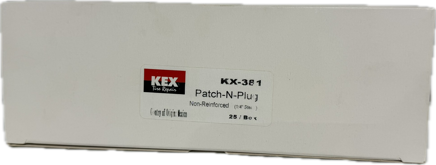 KEX PATCH-N-PLUG RADIAL/BIAS 1/4'', KX-381