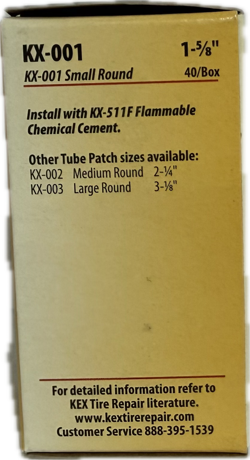 Kex Tube Patch 1 5/8", KX-001