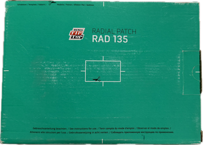 REMA 4 PLY RADIAL PATCH 5-7/8''X8'' EA, RAD-135