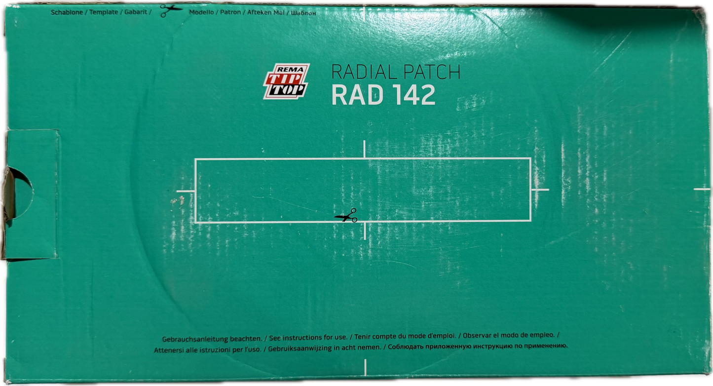 REMA 4 PLY RADIAL PATCH 10-1/4''X5'' EA, RAD-142