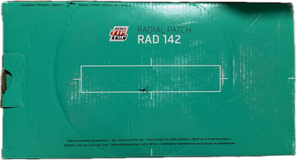 REMA 4 PLY RADIAL PATCH 10-1/4''X5'' EA, RAD-142