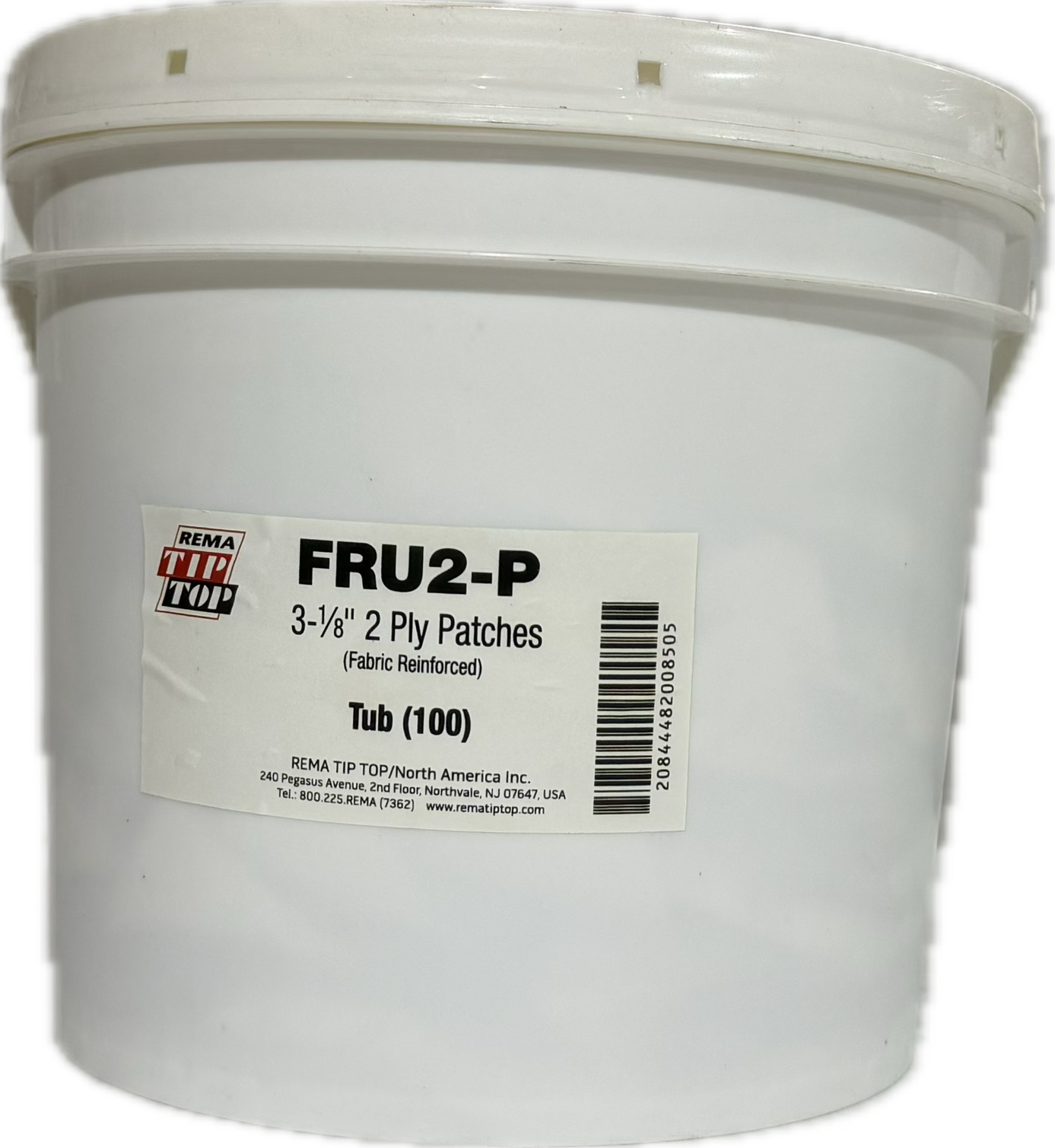 REMA 3-1/4'' 2 PLY PATCHES PAIL(100), FRU2-P