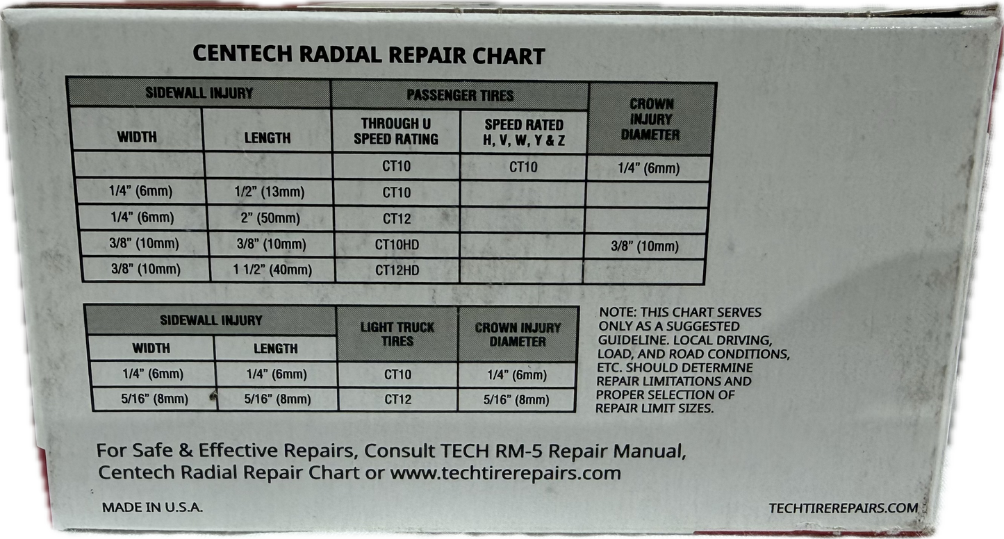TECH MED RADIAL REPAIR   CT-12, 167
