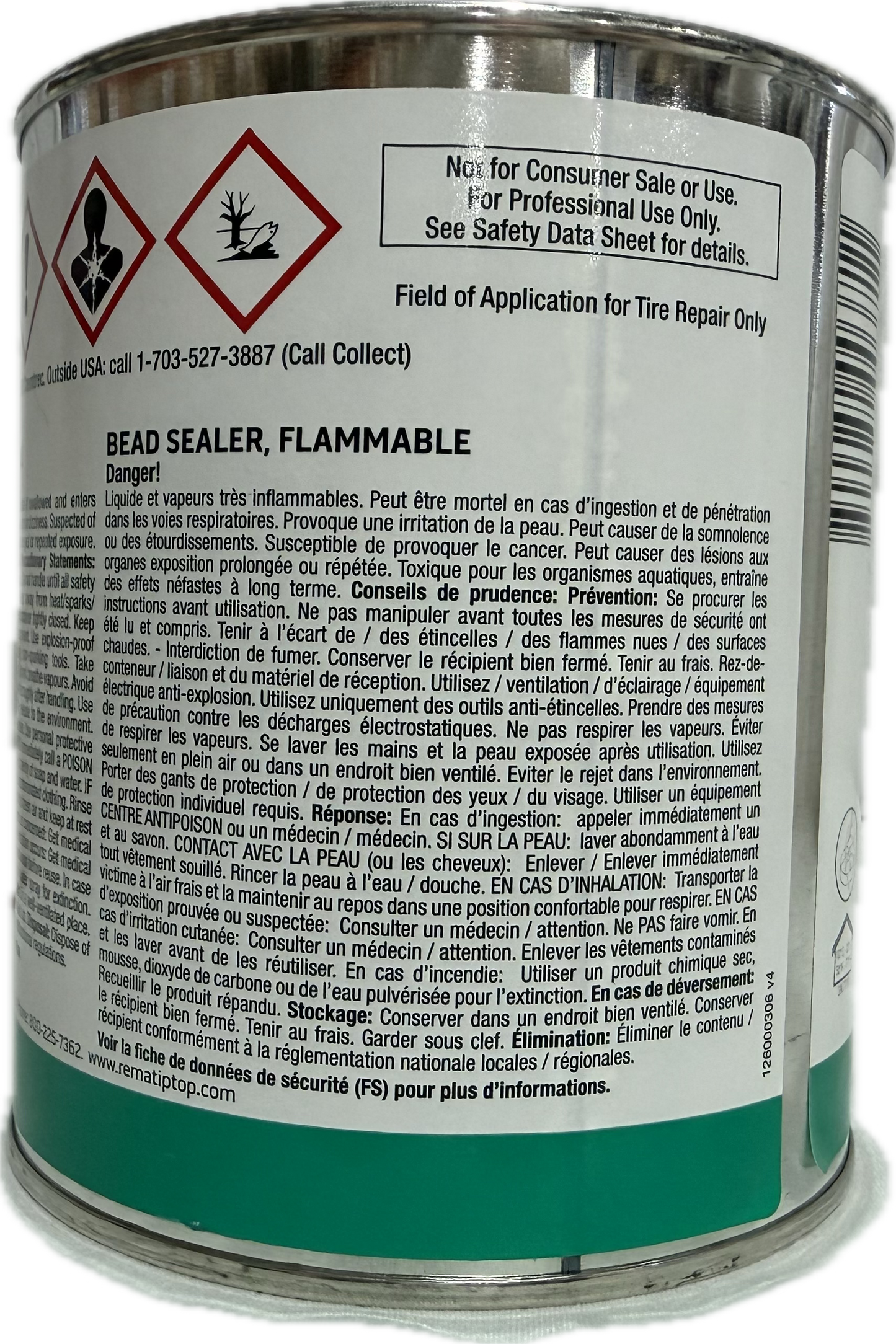 REMA 960F BEAD SEALER - FLAM 32OZ, 960F