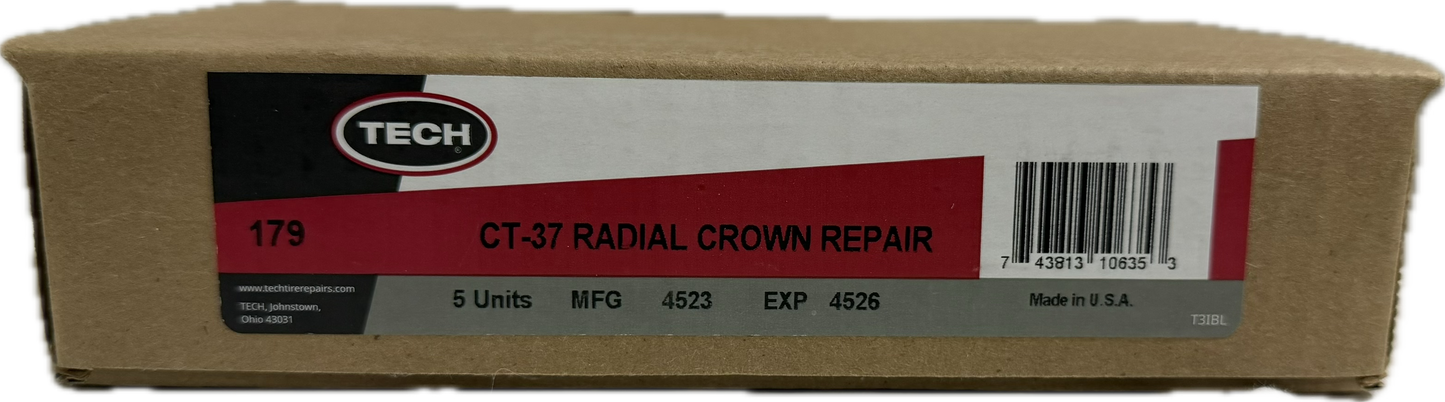 TECH RADIAL REPAIR 5'' X 6.75''  CT-37, 179T