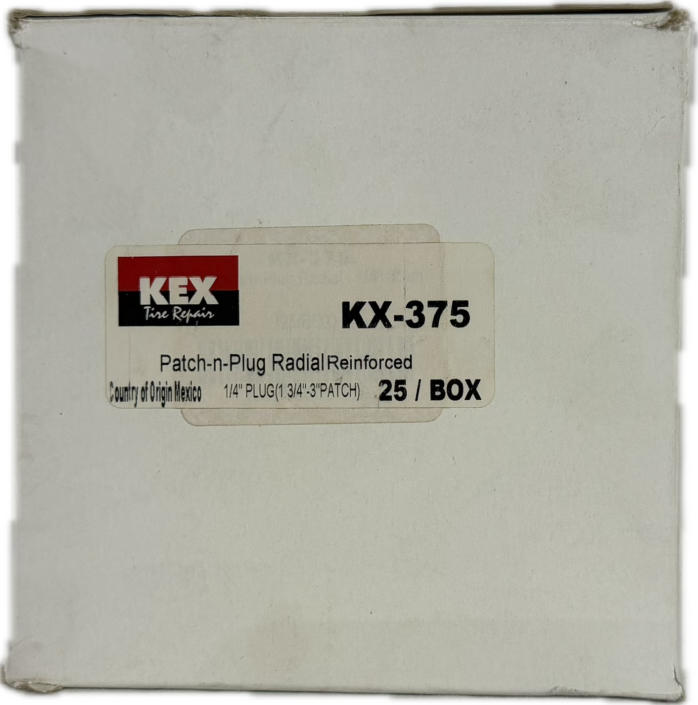 KEX 1/4" PATCH PLUG, KX-375