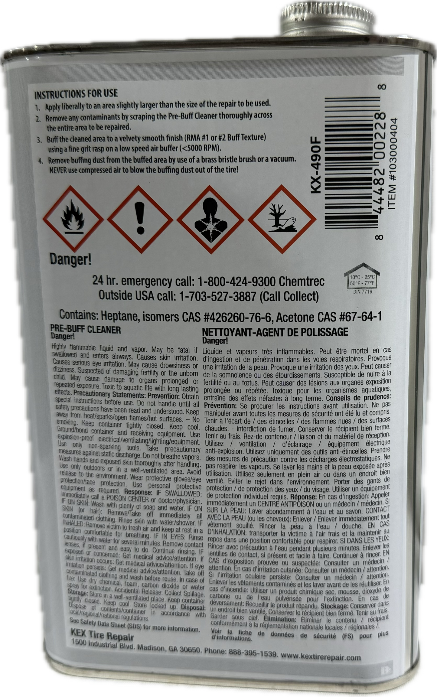 KEX 490F BUFFING SOLUTION, FLAM, KX-490F