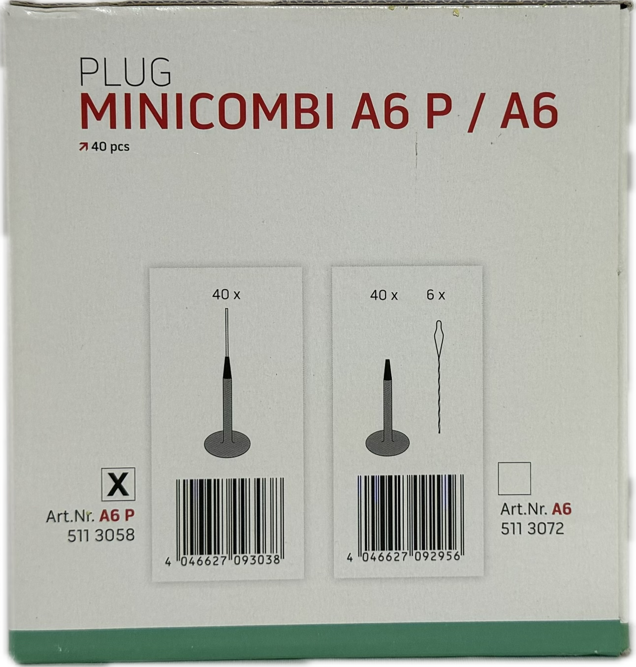 REMA MINI COMBI 1/4" (INCLUDES CC-5), A-6MC
