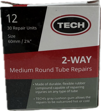 TECH MEDIUM ROUND TUBE REPAIR 2-1/4, 12