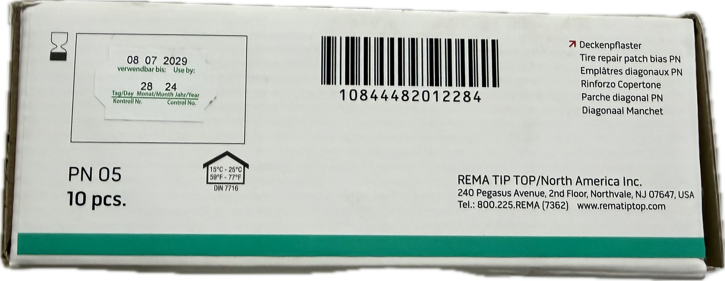 REMA BIAS BOOT PATCH 6-1/2'' 4 PLY, PN-5