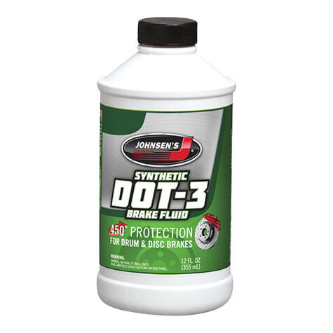 JOHNSEN PREMIUM DOT 3 BRAKE FLUID 1PT, J2212
