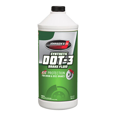 JOHNSEN PREMIUM DOT 3 BRAKE FLUID 1QT, J2232