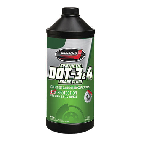 JOHNSEN PREMIUM  DOT 4 BRAKE FLUID 1QT, J5032