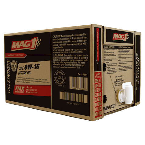 MAG1 SYNTHETIC 0W16  6GAL BX, BOX016S